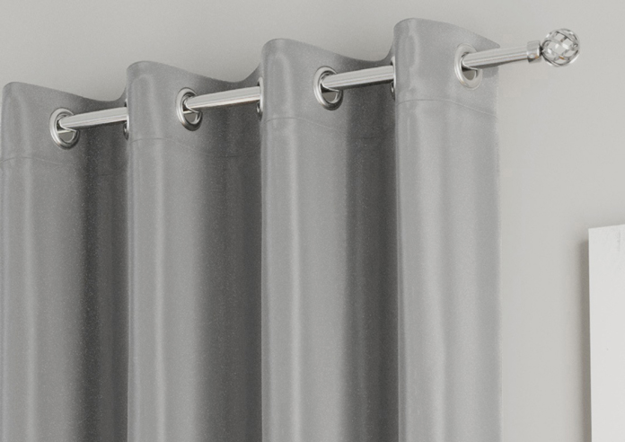 Supersoft Eyelet, Grey - Ready Made Curtains - Image 9